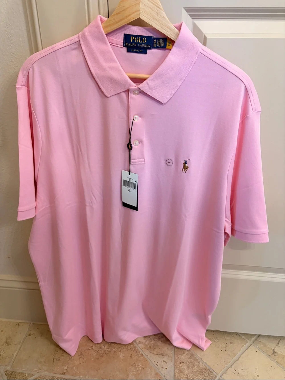 Polo by Ralph Lauren Light Pink Short-Sleeve Polo Shirt NWT